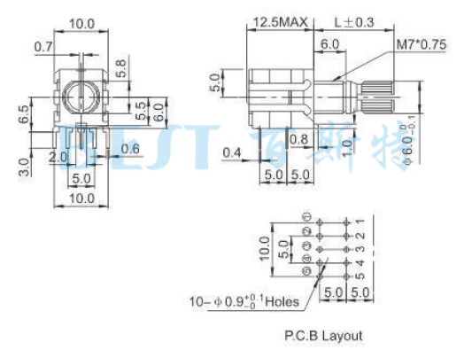編碼器RS10120參考圖紙 編碼器RS10120參考圖紙